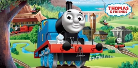Thomas a gőzmozdony strand törölköző
