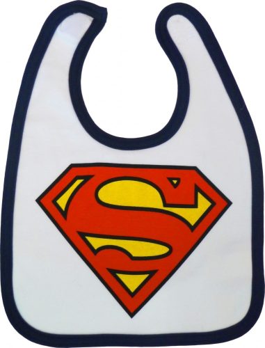 Superman baba előke fehér