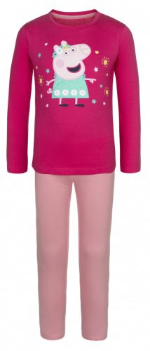 Peppa malac gyerek hosszú pizsama 110/116 cm