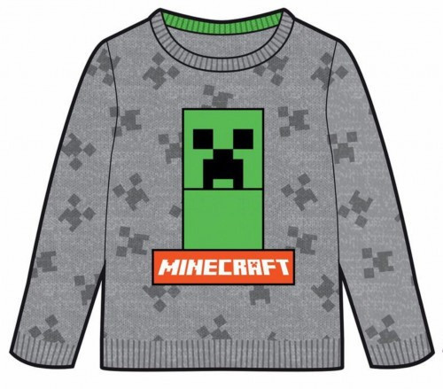 Minecraft gyerek kötött pulóver 12 év