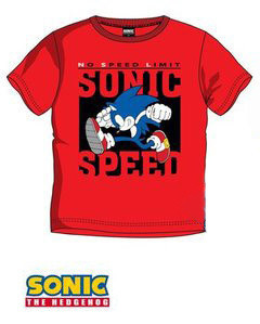 Sonic, a sündisznó gyerek rövid póló, felső 3 év