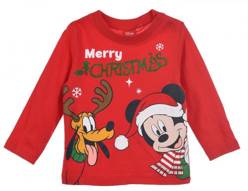 Disney Mickey Karácsonyi baba póló, felső 6 hó