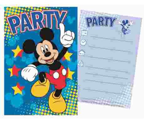 Disney Mickey Party Meghívó