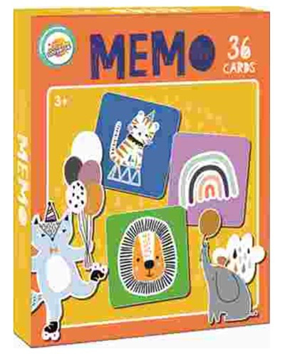 Állatos Circus memória játék 36 db-os