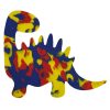 Dinoszaurusz színes habszivacs forma 12 db-os