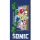 Sonic a sündisznó fürdőlepedő, strand törölköző 70x140cm (Fast Dry)