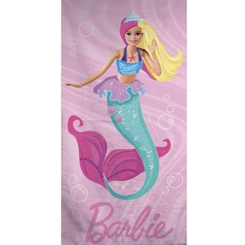Barbie Mermaid fürdőlepedő, strand törölköző 70x140cm (Fast Dry)