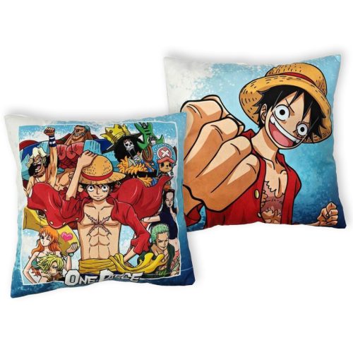 One Piece Adventure párna, díszpárna 40x40 cm Velúr