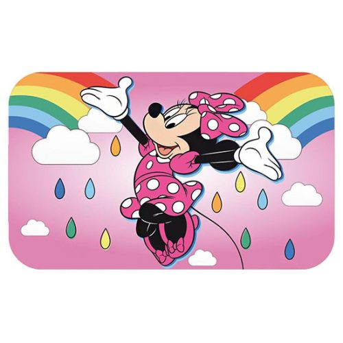 Disney Minnie Rainbow lábtörlő, fürdőszobai kilépő 40x70 cm