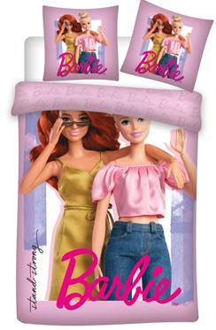 Barbie Duo ágyneműhuzat 140×200cm, 70×90 cm