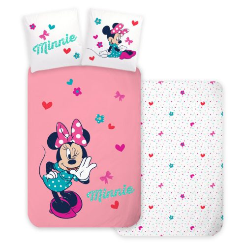 Disney Minnie Whisper gyerek ágyneműhuzat 100×135 cm, 40×60 cm