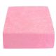 Pink, Rózsaszín frottír gumis lepedő 60x120 cm