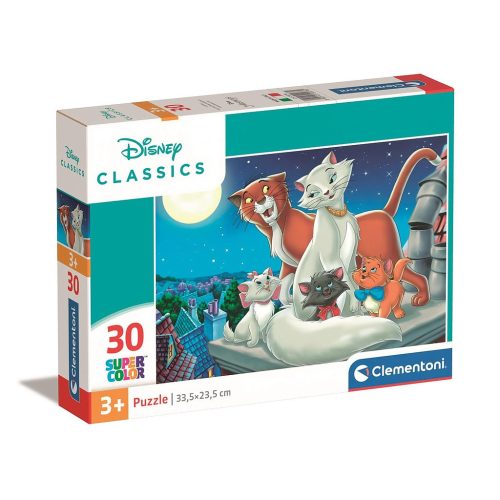 Disney Classics Macskarisztokraták 30 db-os puzzle Clementoni