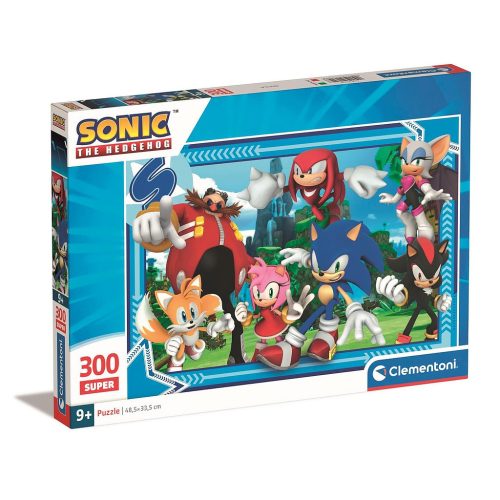 Sonic a sündisznó Crew 300 db-os puzzle Clementoni