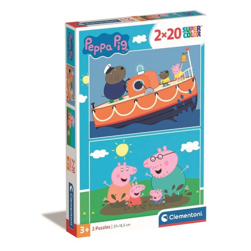 Peppa malac Free Day 2x20 db-os puzzle Clementoni