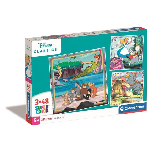 Disney Classics Everlasting 3x48 db-os puzzle Clementoni