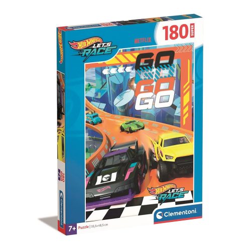 Hot Wheels Finish Line 180 db-os puzzle Clementoni