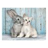 Állatos Cat and Bunny 500 db-os puzzle Clementoni