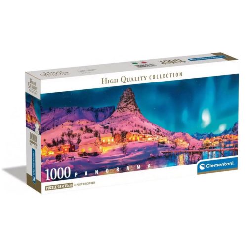 Norvégia Lofoten 1000 db-os panorama puzzle Clementoni