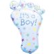 Baby Boy Foot fólia lufi 82 cm