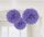 New Purple, Lila függő pom pom dekoráció 3 db-os