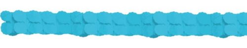 Caribbean Blue, Kék papír girland 365 cm