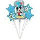 Disney Mickey Első születésnap fólia lufi 5 db-os szett