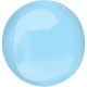 Pastel Blue Gömb Fólia lufi 40 cm