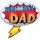Superhero Dad, Apa fólia lufi 68 cm