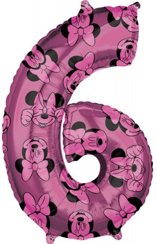 Disney Minnie fólia lufi 6-os szám 66 cm