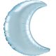 Pastel Blue Crescent szatén hold fólia lufi 89 cm