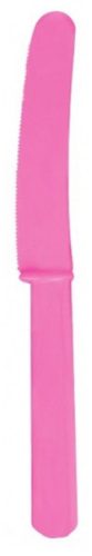 Evőeszköz, kés - 10 darabos Bright Pink