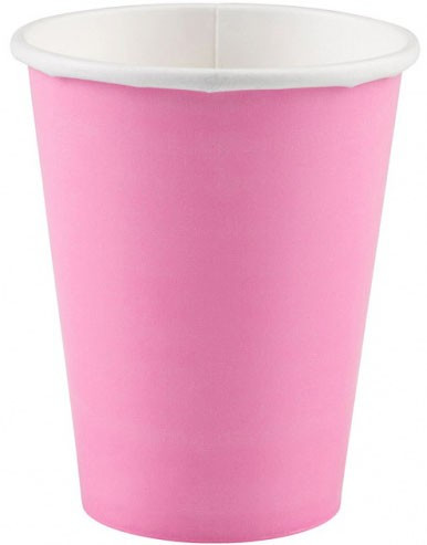New Pink papír pohár 8 db-os 250 ml