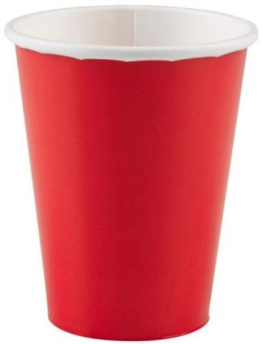 Apple Red papír pohár 8 db-os 250 ml