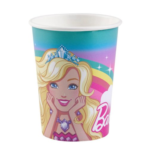 Barbie Dreamtopia papír pohár 8 db-os 250 ml