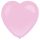 Szív Pink léggömb, lufi 50 db-os 12 inch (30 cm)