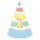 Első születésnap Rainbow party kalap, csákó