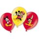 Disney Mickey Friends léggömb, lufi 6 db-os 11 inch (27,5cm)