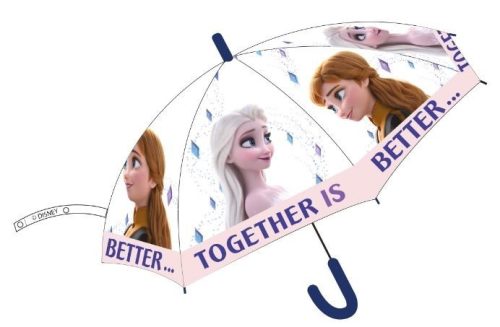 Disney Jégvarázs gyerek átlátszó félautomata esernyő Ø74 cm