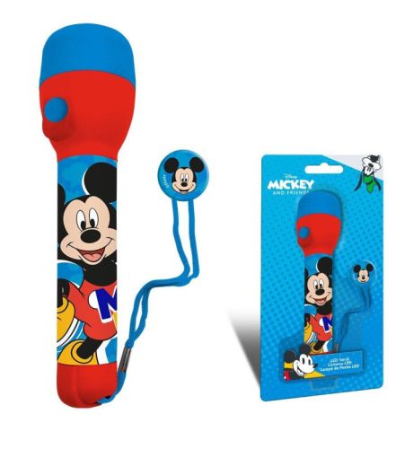 Disney Mickey Play elemlámpa, zseblámpa 21 cm