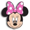 Disney Minnie Head 3D formapárna, díszpárna 35 cm Velúr