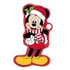 Disney Mickey Jolly karácsonyi 3D formapárna, díszpárna 35 cm Velúr