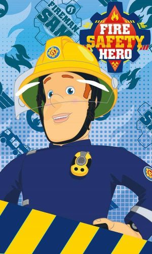 Sam a tűzoltó Hero kéztörlő arctörlő, törölköző 30x50 cm