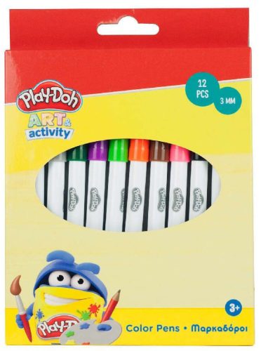 Play-Doh kimosható filctoll 12 db-os