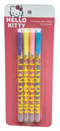 Hello Kitty színes toll szett 4 db-os