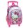 Hello Kitty Good Vibes gurulós ovis hátizsák, táska 30 cm
