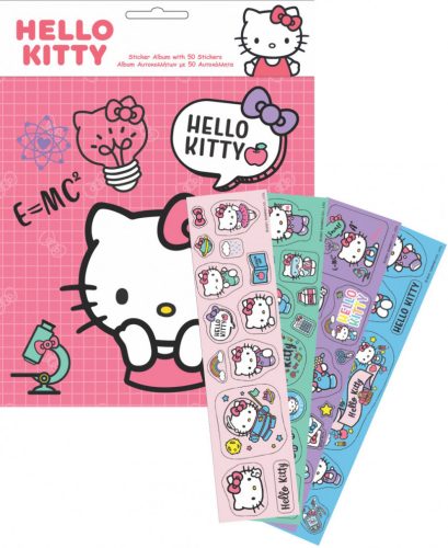 Hello Kitty matricás album 50 db matricával