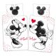 Disney Minnie és Mickey ágyneműhuzat Love 140×200cm, 70×90 cm