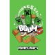 Minecraft Boom Creeper szuper puha polár takaró 100*150cm