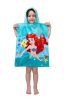 Disney Hercegnők, Ariel törölköző poncsó 50x115 cm